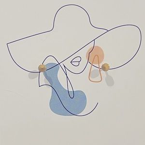 2/$10 | Small flat round stud earrings